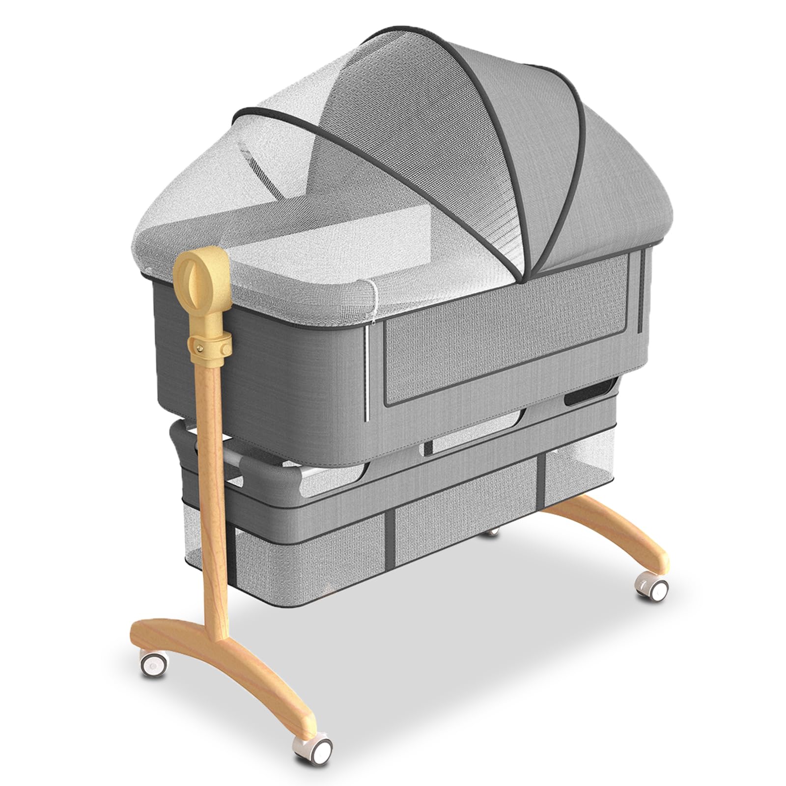 Amazon.co.jp: 【2025年新モデル】ベビーベッド 添い寝ベッド ゆりかご